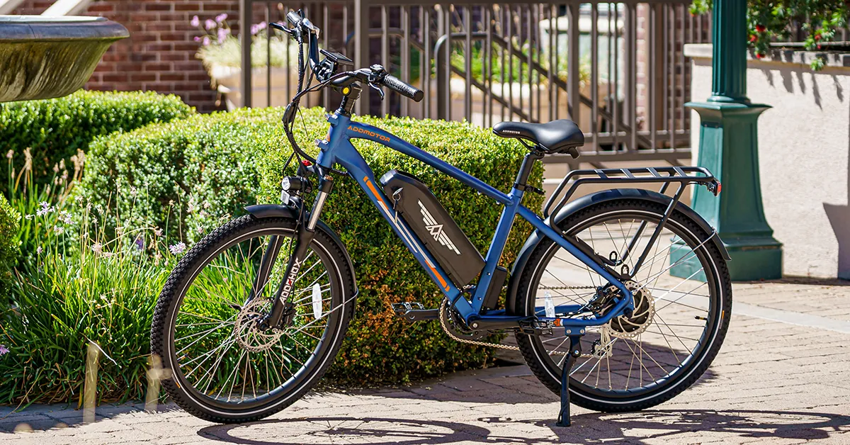 Cycling scene illustrating electric bike buying guide for uk riders